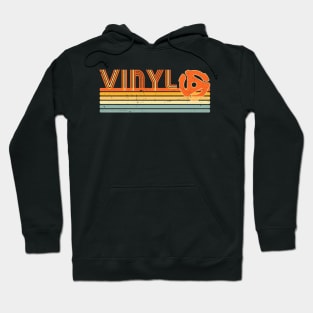 45 RPM Adapter Vintage Audiophile Vinyl Lover Hoodie